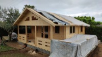 Construcción casa de madera